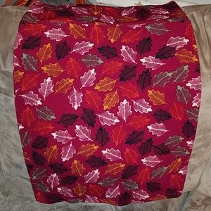 Lularoe leaf cassie skirt